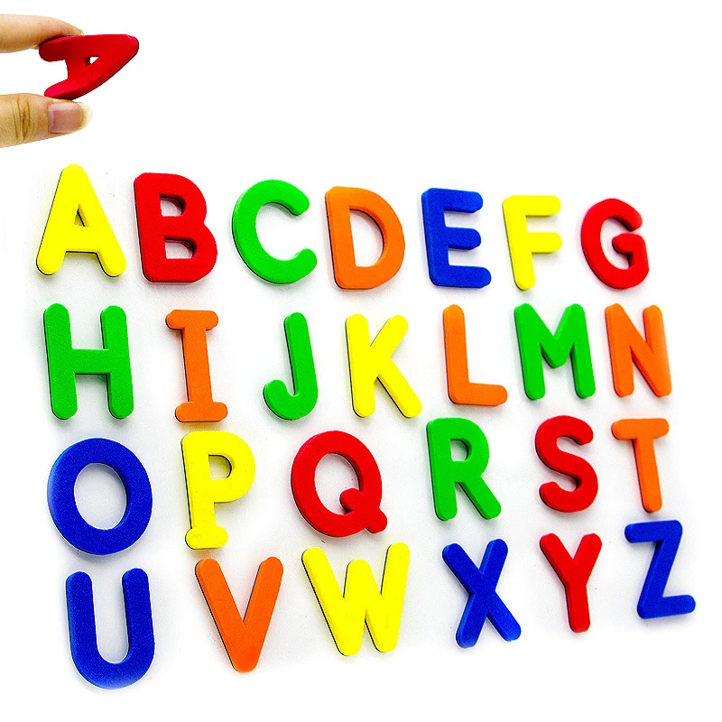 ABC 123 Letras Magnéticas - Primeras Palabras en el Refrigerador