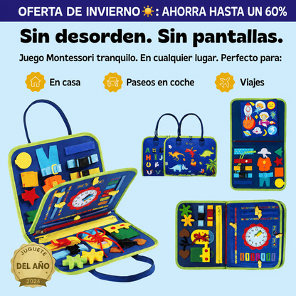 Libro Sensorial: 8 Páginas, 30+ Actividades, Desde los 6 Meses — Pulpi™