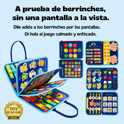 Libro Sensorial: 8 Páginas, 30+ Actividades, Desde los 6 Meses — Pulpi™