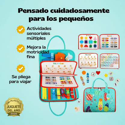 Libro Sensorial: 8 Páginas, 30+ Actividades, Desde los 6 Meses — Pulpi™